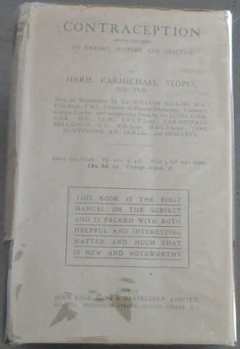 Contraception (Birth control): its theory, history and practice- a manual for the Medical and Legal Professions