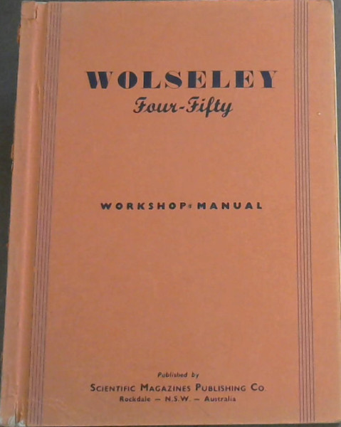 Wolseley Four-Fiftey : Workshop Manual