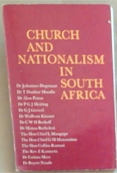 Church and Nationalism in South Africa