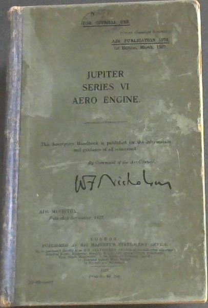 Jupiter Series VI Aero Engine