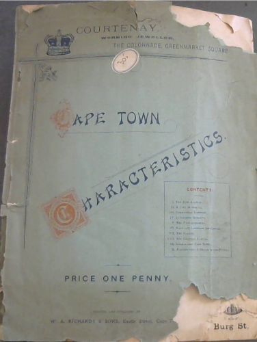 Cape Town Characteristics - November 30th, 1892