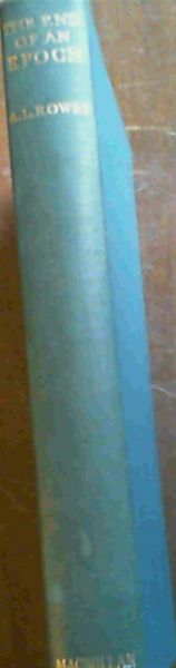 The End of an Epoch : Reflections on Contemporary History