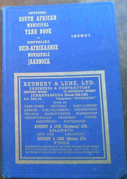 Official South African Municipal Year Book 1970-71