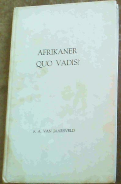 Afrikaner Quo Vadis