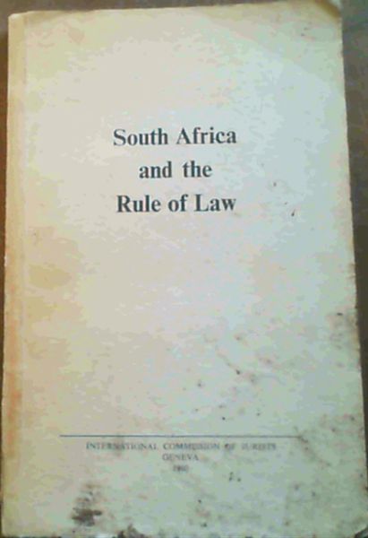 South Africa and the Rule of Law