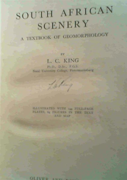 South African Scenery - a Textbook of Geomorphology