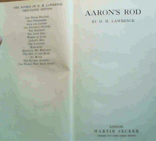 Aaron's Rod
