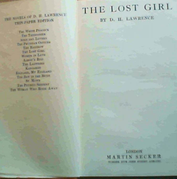 The Lost Girl