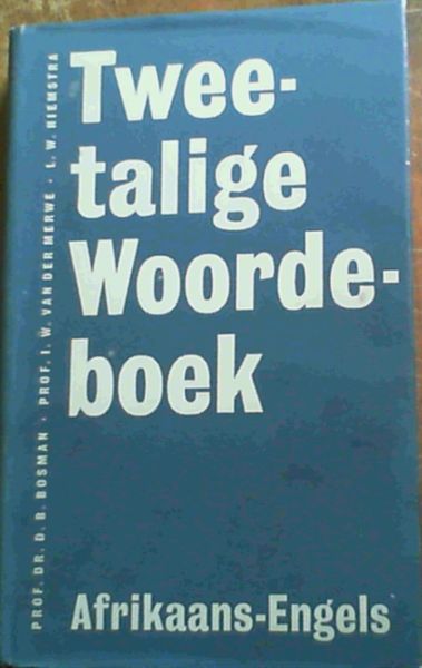 Tweetalige Woordeboek - Afrikaans-Engels