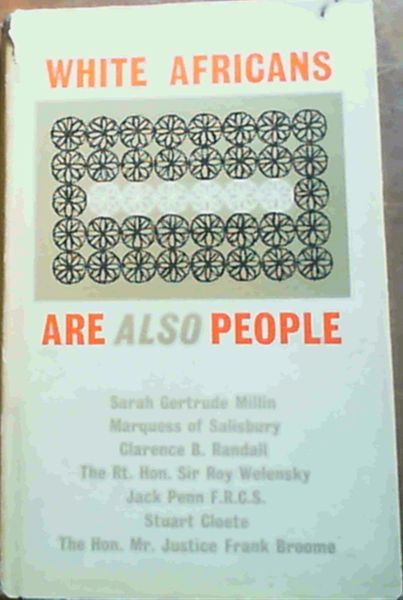 White Africans are also People