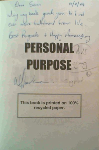 Personal Purpose - an invitation to search and find your life's purpose