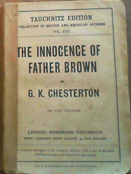 The Innocence of Father Brown in one volume