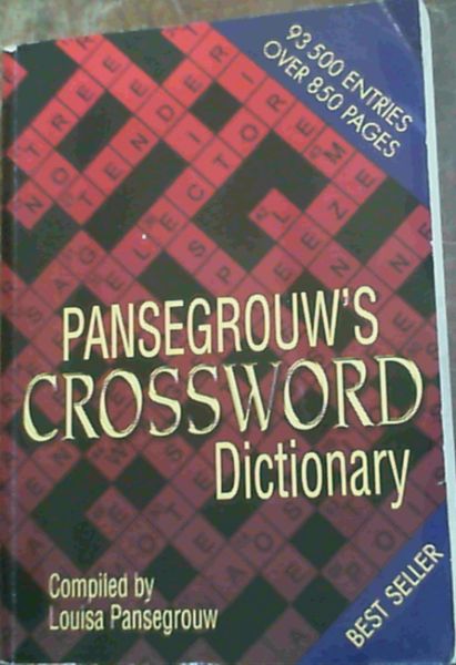 Pansegrouw's Crossword Dictionary
