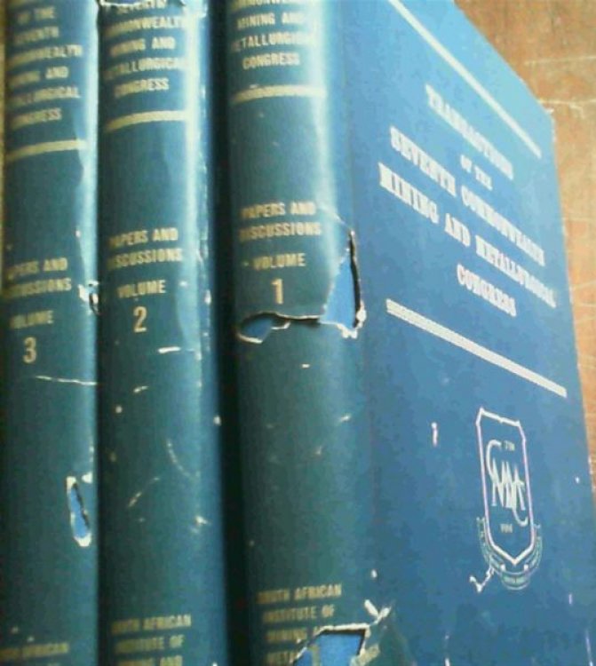 Transactions of the Seventh Commonwealth Mining a: 3 Vols.