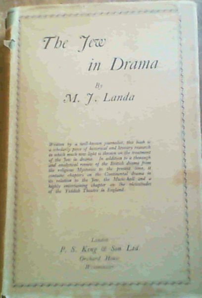 The Jew in Drama