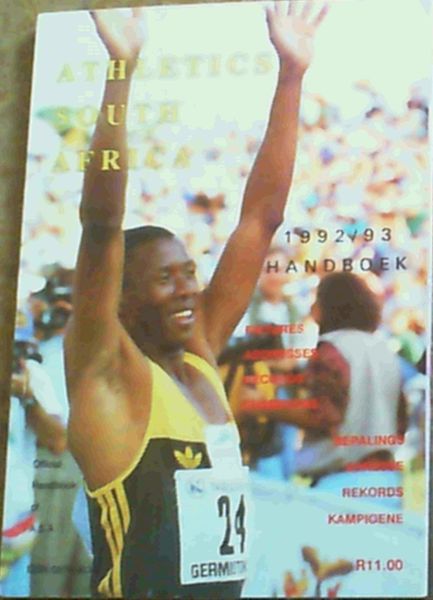 Athletics South Africa Handbook 1992/3