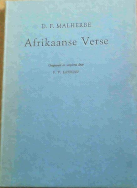 Afrikaanse Verse 'N Bloemlesing vir die Middelbare Skool