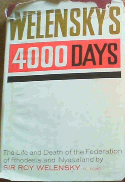 Welensky's 4000 Days