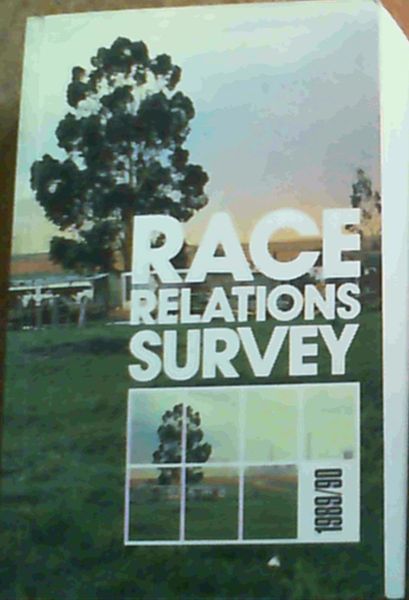 Race Relations Survey 1989/90