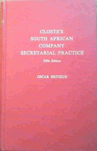 Cloete's South African Company Secretarial Practice