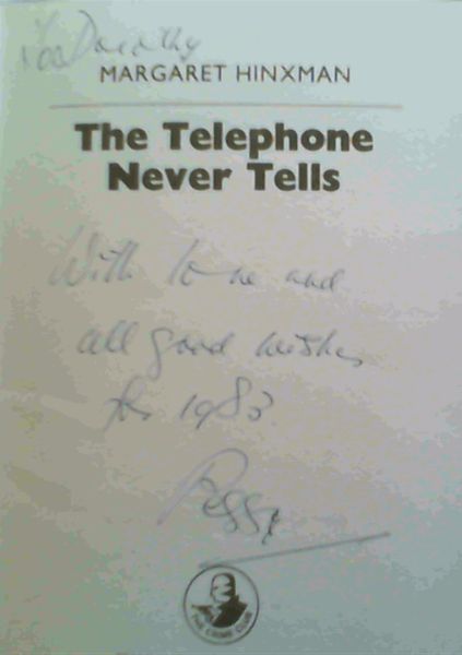 The Telephone Never Tells- an Inspector Brand novel (The Crime Club)