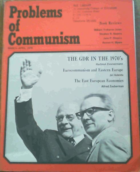 Problems of Communism March-April 1978 Vol. XXVII
