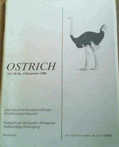 Ostrich Vol. 56 No. 4 December 1985