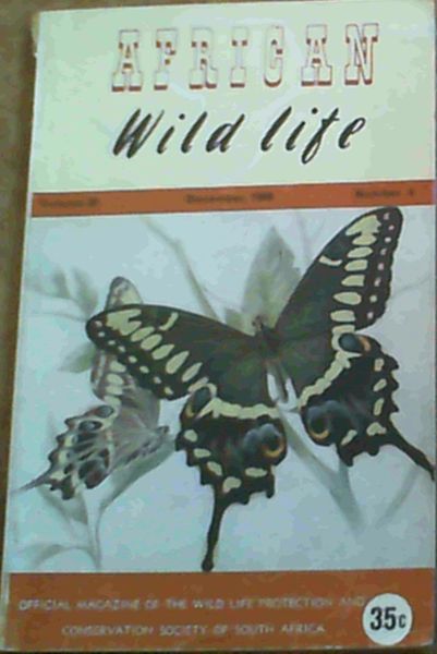 African Wildlife. Volume 20 Number 4, December 1966
