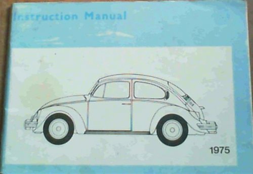 Instruction Manual VW 1300, VW 1600