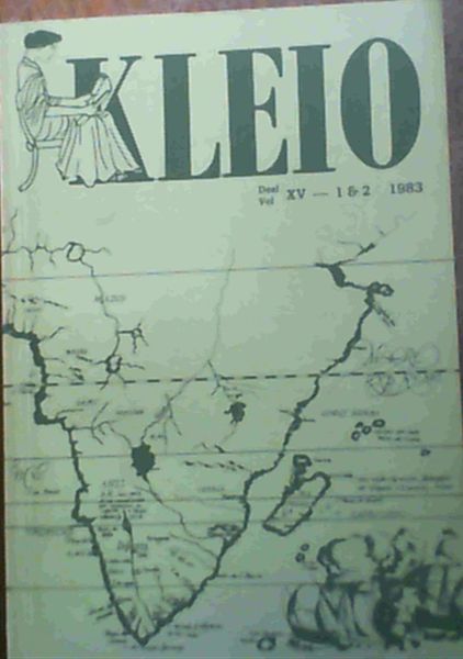 Kleio Vol. XV 1983 Journal of the Department of History