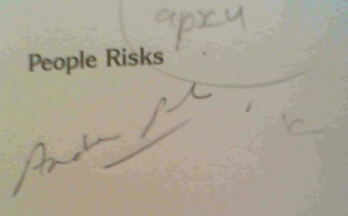 People Risks: A People-Based Strategy for Business Success