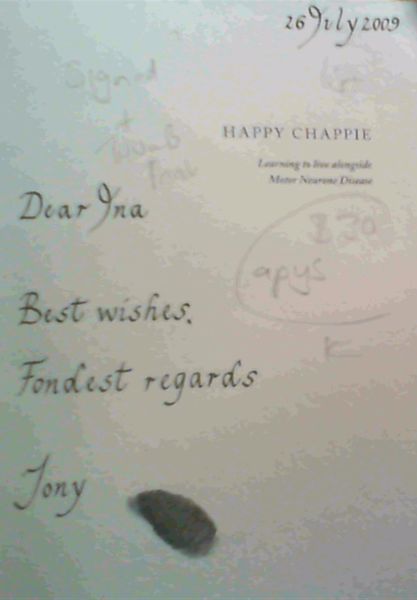 Happy Chappie - Learning to live alongside Motor Neurone Disease