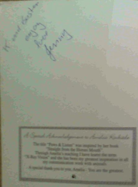 Paws & Listen to the Voices of the Animals