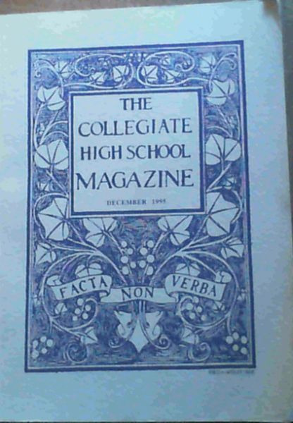 The Collegiate High School Magazine - December 1995