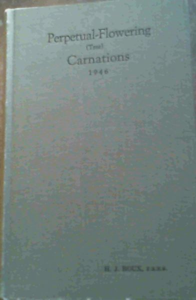 Perpetual-Flowering [Tree] Carnations 1946