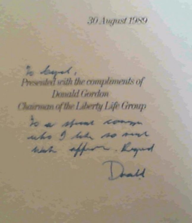 Larger Than Life : Donald Gordon and the Liberty Life Story