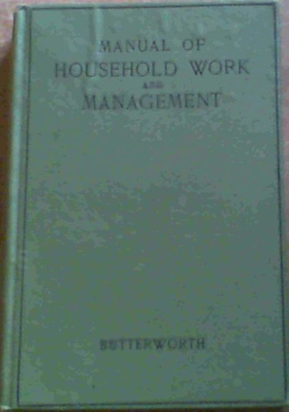 Manual Of Household Work & Management