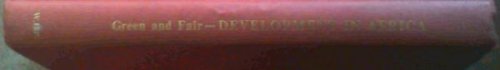 Development in Africa; A Study in Regional Analysis with Special Reference to Southern Africa