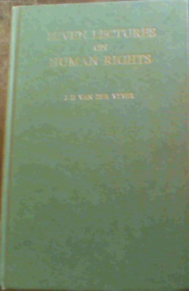 Image for Seven lectures on human rights Seven lectures on human rights