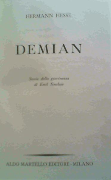 Demian : Storia della giovinezza di Emil Sinclair