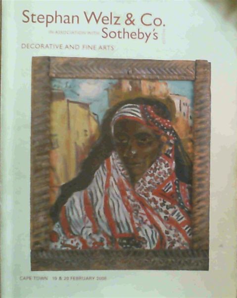 Auction Catalogue: Decorative and Fine Arts - Property of various owners including Estates Late Vicomtesse d'Orthez (Moira Lister) and Dr GM Whiting, Cape Town 19 & 20 February 2008