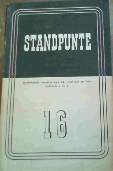 Standpunte Vierde Jaargang No. 4 Januarie 1950