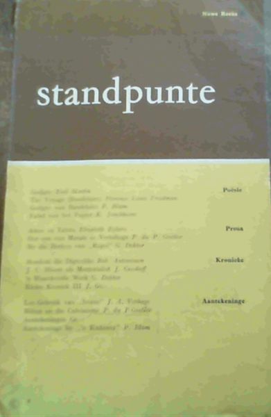 Standpunte Jaargang IX Nr 6 Nuwe Reeks 1955