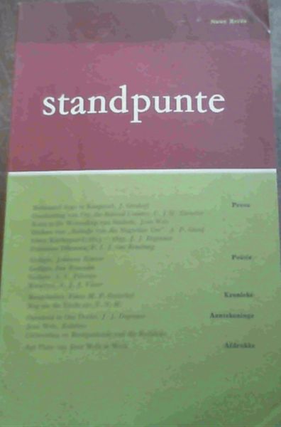 Standpunte Vierde Jaargang X Nr. 2 Oktober/November 1955