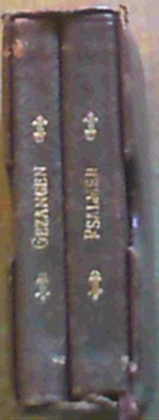 Two book set: Evangelische Gezangen om nevens Het Boek Der Psalmen bij den Openbare Godsdienst in de Nederlandsche Hervormde Gemeenten obgebruikt te worden; op Uitdrukkelijken last Van Alle de Synoden des Vernoemde Gemeenten bijzen verzameld en in order gebragt in de jaren 1803, 1804, 1805 / Het Boe
