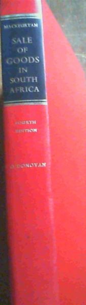 Mackeurtan's Sale of Goods in South Africa
