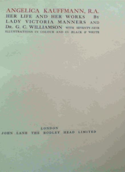 Angelica Kauffmann, R A