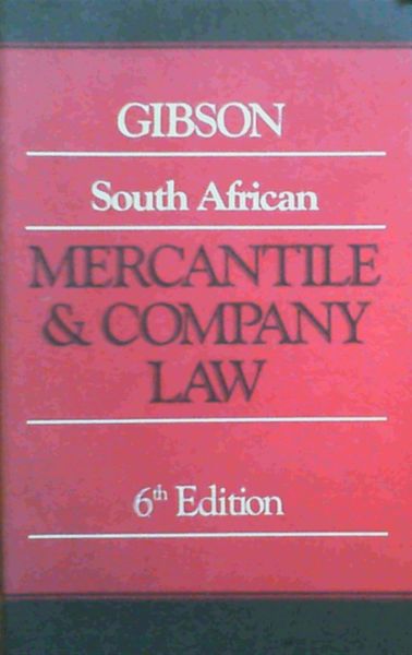 South African Mercantile and Company Law