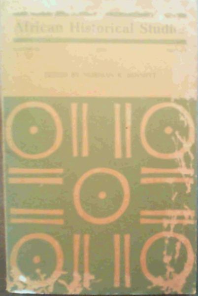 African Historical Studies Volume 3 1970 Number 1