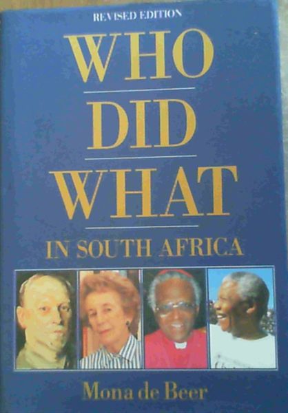 Who did What in South Africa